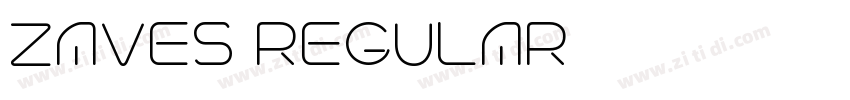 ZAVES REGULAR字体转换